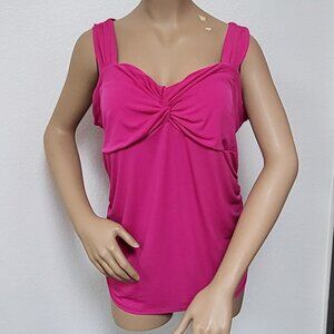 NWT Torrid hot pink sweetheart neckline tank top size 1X or 14/16